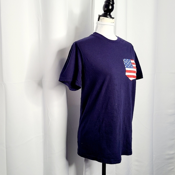 FIFTH SUN Flag Pocket Tee   B - Picture 3 of 8